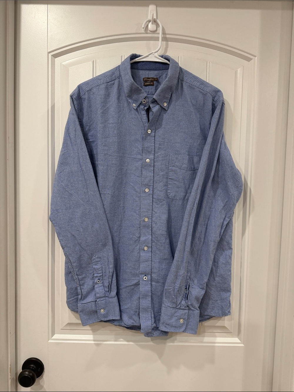 J. McLaughlin Light Blue Button-Down Shirt